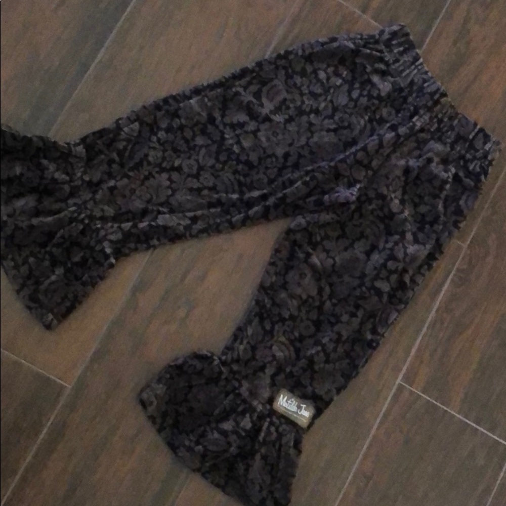 Matilda Jane velvet print pants